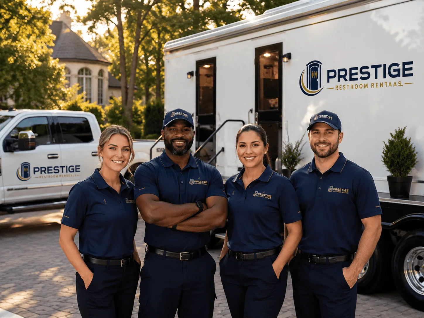 Trusted Luxury Portable Restrooms company in Rowan, IA